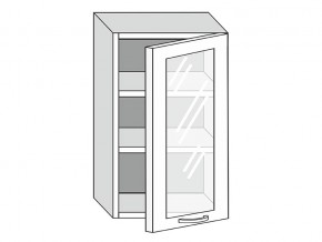 19.50.3 Шкаф настенный (h=913) на 500мм с 1-ой стекл. дверцей в Каслях - kasli.магазин96.com | фото