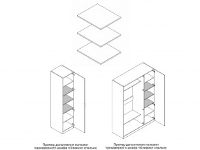 Комплект полок шкафа 1 дверного или 3 дверного в Каслях - kasli.магазин96.com | фото