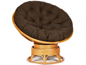 Кресло-качалка Papasan w 23/01 B с подушкой Honey, ткань Коричневый в Каслях - kasli.магазин96.com | фото