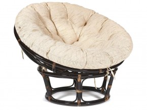 Кресло Papasan 23/01 W с подушкой Antique brown, ткань Старт в Каслях - kasli.магазин96.com | фото