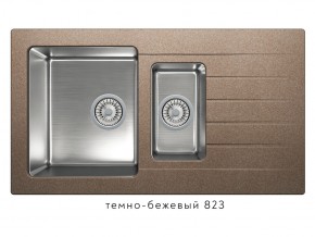 Мойка комбинированная Tolero twist TTS-890 Темно-бежевый 823 в Каслях - kasli.магазин96.com | фото