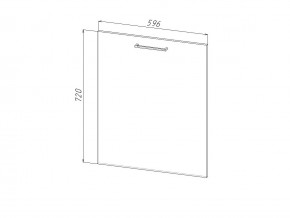 П 60 Комплект для посудомоечной машины 600 мм (цоколь + фасад) ЛДСП в Каслях - kasli.магазин96.com | фото