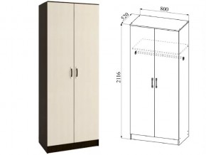 Шкаф 2 двери Ронда ШКР800.1 венге/дуб белфорт в Каслях - kasli.магазин96.com | фото